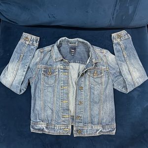 Gap 1969 Medium Wash Denim Jean Crop Jacket - S